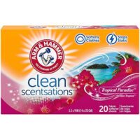 20ct Arm & Hammer Fabric Softener Sheets- Tropical Paradise 12/cs