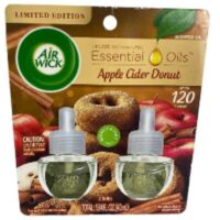2pk. Air Wick Scented Oil refills- Apple Cider Donut 6/cs