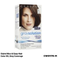 Clairol Nice & Easy-Hair Color Kit, Grey Coverage 12/cs