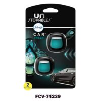 2Ct. Febreze Car Vent Clip- Unstopables Fresh 8/cs
