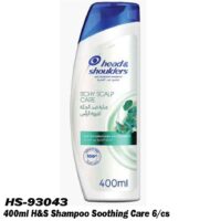 400ml H&S Shampoo Soothing Care 6/cs