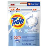 35ct Tide Pods- Free & Gentle 4/cs