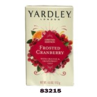 4oz. Yardley Bar Soap-Frosted Cranberry 24/cs