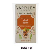 4oz. Yardley Bar Soap-Spiced Chai 24/cs