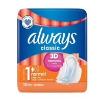 10ct. Always Classic- Normal{orange} Pad 16/cs