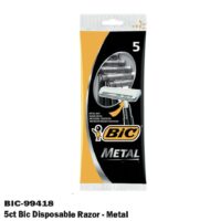 5ct Bic Disposable Razor - Metal 30/cs