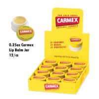 0.25oz Carmex Lip Balm Jar 12/cs