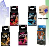 3pk. Contempo Condoms Display 48/cs