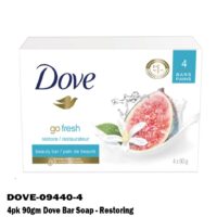4pk 90gm Dove Bar Soap -  Restoring 12/cs