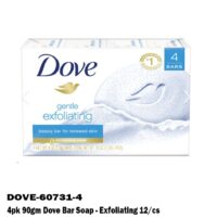 4pk 90gm Dove Bar Soap - Exfoliating 12/cs