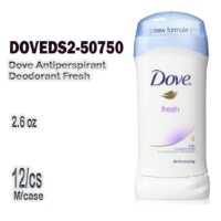 2.6oz Dove Antiperspirant Deodorant Fresh  12/cs Exp. 9/27