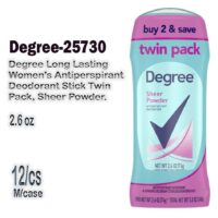2.6 Oz. Degree-Inv. AP Sheer Pwdr 12/cs