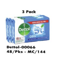 3pk 100gr Dettol Bar Soap- Cool 48/cs {Exp. 03/28}***02501