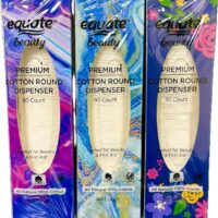 80Ct. Equate Cotton Round Dispenser 48/cs