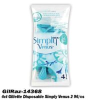 4ct Gillette Disposable Simply Venus 2 24/cs***14372