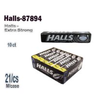 10ct. Halls - Extra Strong 21/cs