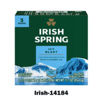 3pk. Irish Spring Bar Soap-Icy Blast 18/cs Exp. 10/26****69527