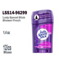 1.4 Oz. Lady Speed Stick- Shower Fresh 12/cs Exp.8/27