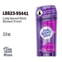 2.3 Oz. Lady Speed Stick - Shower Fresh 12/cs