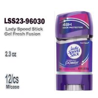 2.3 Oz. Lady Speed Stick - Gel Fresh Fusion 12/cs