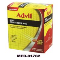 1 Ct  Advil- Sinus Congestion & Pain 25/cs Exp.05/2025