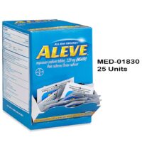 1 Pk Aleve Pouches Caplets 25/cs Exp.01/2028