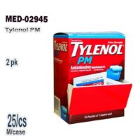 2pk Tylenol PM 25/cs Exp.3/2027