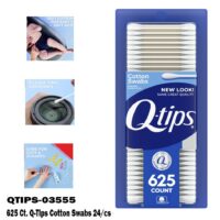 625 Ct. Q-Tips Cotton Swabs 24/cs