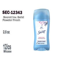 2.6 Oz. Secret Inv. Solid- Powder Fresh 12/cs