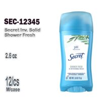 2.6 Oz. Secret Inv. Solid- Shower Fresh 12/cs