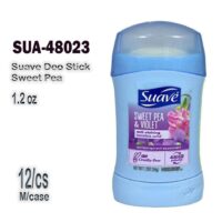 1.2oz. Suave Deo Stick-Sweet Pea 12/cs