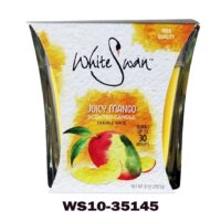10 Oz White Swan/ Scented Candle/ Juicy Mango  6/cs