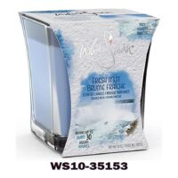 10 Oz White Swan/ Scented Candle/ Fresh Mist 6/cs