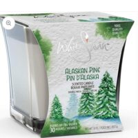 10 Oz White Swan/ Scented Candle/ Alaskan Pine 6/cs