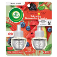 2pk. Air Wick Scented Oil Refill- Watermelon & Berries 6/cs