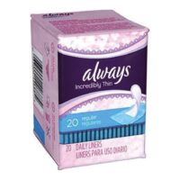 20ct Always Pantiliners Regular 24/cs