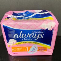10ct Always Classic- Sensitive{Pink} Pad 16/cs
