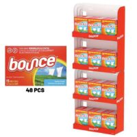 Display - 15ct Bounce Dryer Sheets- Outdoor Fresh 48/cs