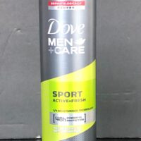 250ml. Dove Body Spray-Active Fresh for Men{Sport} 6/cs*****04082