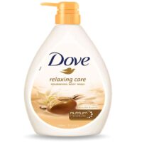 1000ml. {33.8oz.}Dove Body Wash W/pump - Shea Butter & Vanilla 12/cs