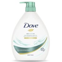 1000ml. {33.8oz.}Dove Body Wash W/pump - Sensitive Skin 12/cs