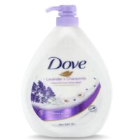 1000ml. {33.8oz}Dove Body Wash W/Pump - Lavender & Chamomile 12/cs