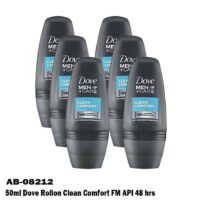 50ml Dove Rollon Clean Comfort For Men 6/cs