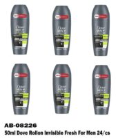50ml Dove Rollon Invisible Fresh For Men 6/cs