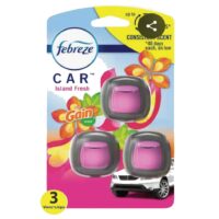 3ct Febreze Car Vent Clip- Gain Island Fresh 8/cs....