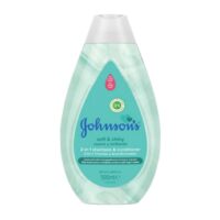 500ml. Johnson's Shampoo & Conditioner 2in1 - Soft & Shiny 12/cs