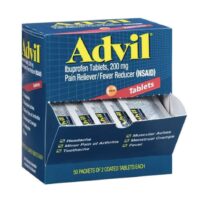 2 Pack Advil Original Caplets 50/cs..Exp: 1/27
