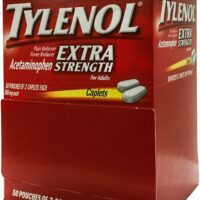 2pk. Tylenol Extra Strenght  50/cs..Exp. 2/28