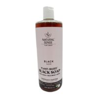 32oz. Natural Sense, Castile Soap - Black 6/cs