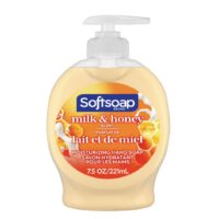 7.5oz Softsoap with pump- Milk & Honey 6/cs